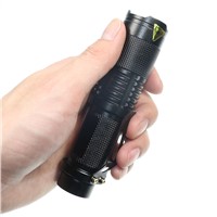 5 Modes 3800 Lumens CREE XML T6 LED Flashlights High Power Zoom Torch Spotlight Outdoor Camping Lantern Self Defense Light