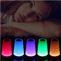 Colors Change Intelligent APP Bluetooth Stereo New LED Magic Night Light Bedside Desk Lamp Brightness Adjustable Hands Free
