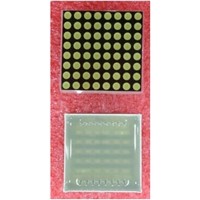 5PCS/LOT LED dot matrix module F3.0 8*8 dot matrix module white, plus phosphor, External dimensions 32*32