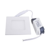 AC85-265V ultra-thin led square panel light 3W Home Furnishing decorative light white and warm white optional
