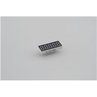 0.36&quot; inch five super bright high quality 7-segment red LED  display 5 digits
