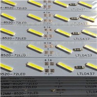 LED 8520  rigid Strip 100cm 72leds 12V  Lumen 38-44 lm led strip bar free ship 100M/PC SAMSUNG CHIPS