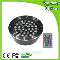 (4PCS/Lot) Warranty 3 Years 36W Buried Lamp RGB LED Underground Light Floodlight Wall Washer Remote Color Change Spotlight