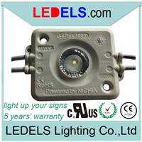 UL CE ROHS 5 years warranty,12v 1.6w 120lm Nichia/Osram high power led led with lens 1w nichia led modules led module string