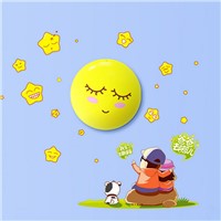 10 Styles Hot Selling 3D Cute Cartoon LED Wall Night Light Wall Sticker Light Control Wall Lamp Bedroom Home Decal