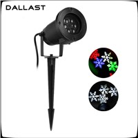 Garden Light LED Snowflake Projector Outdoor Holiday Light White red blue green Color Waterproof  Snow Laser Christmas DALLAST