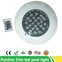 5pcs/lot 24w led swimming pool light IP68 ac12V Outdoor Lighting RGB led Underwater Lighting pond led piscina luz