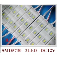 injection with lens LED module waterproof SMD5730 DC12V 1W 3 led IP66 used for lighting boxes PMMA sign letters blister words