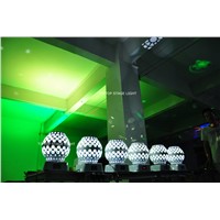 TIPTOP TP-E13 12x3W RGBW Led Rotate Lantern Light Stage Special Effect Light White Color Case LCD Display Truss Ball Light