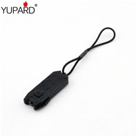 YUPARD 2 Modes Mini Keyring Key Chain USB Rechargeable LED Keychain Flashlight Light Lamp Torch