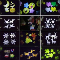 Twelve Festive Designs  Led Projection Light  Outdoor Indoor Xmas  Lights Projector Holiday Christmas Spotlight With RF Remote