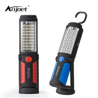 ANJOET Portable Light 36 + 5 LED Flashlight USB Charging Work Light Magnetic + HOOK + Mobile Power for Can help phone charge