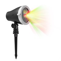Aluminum Alloy Outdoor Laser Christmas Light Projector with IR Wireless Remote, Red and Green Star Laser Show for , Christmas,