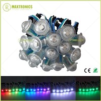 16mm Diameter 1LED WS2811 IC Transparent Shell LED Pixels String Digital Color Module Light DC5V Waterproof IP68 RGB LED Module