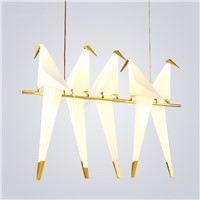 Modern Nordic White Origami LED Pendant Light Bedroom Creative Pendant Lamp Lustre Luminaire Light Fixtures Home Lighting