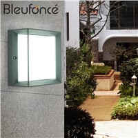 Outdoor Waterproof LED Wall Lamp Lighting 20W LED Wall Sconce Garden lights Modern simple Aluminum Square Outdoor Wall Lamps