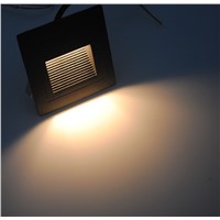 20pcs/lot 3W Led Step Light LED Square Aluminum Stair Lighting recessed led floor lamp Wall Light 80mm*80mm AC85V-AC265V