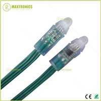 50pcs DC5V/DC12V 12mm WS2811 IC RGB Led Module String Green wire Waterproof IP68 Digital Full Color LED Pixel Light