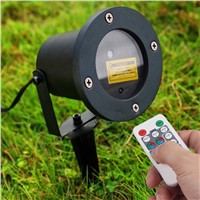 Christmas Halloween outdoor waterproof lawn laser lights dynamic remote control red and green landscape lights