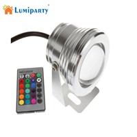 LumiParty 10W DC/AC 12V RGB LED Underwater Fountain Light 1000LM Swimming Pool Pond Tank Aquarium LED Light Lamp IP67 Waterproof