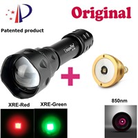 UniqueFire Mini Flashlight T20 Cree Q5 38mm Convex Lens Blacklight Lampe Torche+Drop-in IR 850NM Led Pill For Hunting
