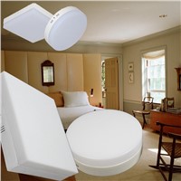 Ultra Slim Embeded LED downlight LED panel light Surface mounted led panel down light 24W 18W 12W 6W round square luminaria teto