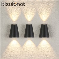Waterproof Outdoor Wall Lamp Modern Simple Wall Light up and Down Light Aluminum lighting Decorative Sconce Garden Wall Lamps