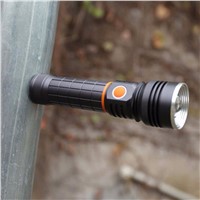High Quality  Q5+COB LED Magnetic tail Flashlight Torch 18650 WorkLight