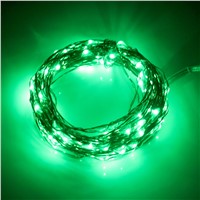 iTimo 100 LED 10M Fairy Lamps Copper Wire String Lights Home Decoration Christmas Wedding Party Party Supplies Solar