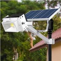 Outdoor IP65 Waterproof 10W 15W Time Control Microwave Motion Sensor Flood Light Solar Street Light Garden Backyard Lamp