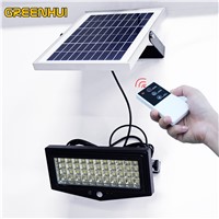 Solar Powered Remote control Solar Light 44 LED Waterproof IP65 PIR Motion Sensor Outdoor Fence Garden Pathway Wall Light