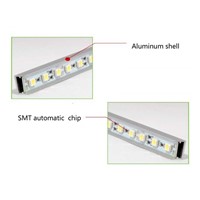 (50 pcs/lot) SMD5050 14.4W 60leds Led regid lights Rigid Aluminum DC12V 100cm U shape &amp; V shape Led Bar Strip