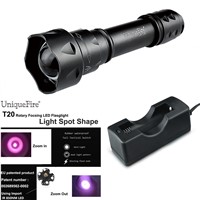 UniqueFire NIGHT-SCOUT Flashlight UF-T20 IR850nm Led Lamp Beads 3 Mode Infrared Flashlight Torch f.18650 Battery