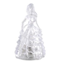 Colorful Gradient Princess Acrylic Crystal Night Light Doll Gift Home Led Lamp