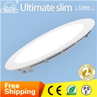 50pcs Ultra Bright 3W 4W 6W Led Ceiling Recessed Led Panel Light Downlight 1800Lm Led Panel Light  lamp Indoor Lighting