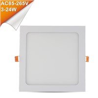 LED Panel Downlight Ultra Thin Square AC 220V 3W 4W 6W 9W 12W 15W 18W 24W Kitchen Bathroom Ceiling Recessed LEDs Panel Light