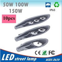 10pcs COB  50W 100W 150W Led Street Light Waterproof IP65 AC85-265V Industrial Engineering Outdoor lighting Road lamp