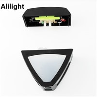 Modern Triangle Shape LED Solar Wall Light Landscape Lamp Garden Outdoor High Atmosphere Stair/Step Classical Porch Light Sconce