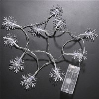 3 Styles 1.2m 10 LED Outdoor Lighting Snowflake Fairy String Lamp Wedding Party Christmas Decorative Led String Light