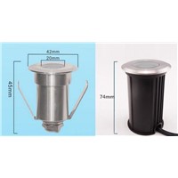 Factory wholesale price 12V 24V 110V 220V buried light mini Outdoor waterproof IP68 3W LED underground light