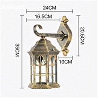 Retro Europe Waterproof Outdoor Lighting Wall Light Mediterranean Foyer Lamp Industrial Sconce Porch Lights Home Decor Fixtures