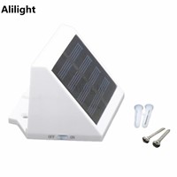 LED Solar Powered Floor Stairs Fence Garden Security Lamp Outdoor Waterproof Light Path Walkway Pavement Park Underground Lamps