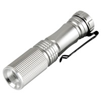 Mini Led Flashlight Q5 LED Telescopic Zoomable By AA/14500 Battery Torch Lamp Lighting Black/Silver/Gold L0713 P0.3