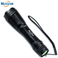 ZK90 CREE E17 XM-L T6 4000LM Zoomable LED Flashlight Aluminum Waterproof 5 Mode Torch Light for 18650 Rechargeable Battery