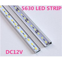 2pcs/lot  50CM DC 12V 36SMD 5630 LED Hard Rigid LED Strip Bar Light with &quot;u &quot; &quot;v&quot;Aluminium Alloy Shell