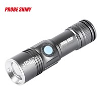 DC 5  Shining Hot Selling Drop Shipping  Adjustable LED Zoom 3000LM MINI USB Rechargeable Flashlight Torch Portable