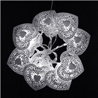 10 LED Cool White Metal Love Heart Light Wedding Christmas Holiday Party String Fairy Light Decoration Bedroom Holiday Light