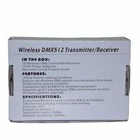 6 Pcs/lot 3 Pin DMX 512 Wireless Console Receiver 2.4G Wireless Transmitter&amp;amp;amp; Wireless Receiver 512 Channels Controller
