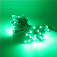 100pcs 9mm Pixel Module DC 5/12V waterproof IP68 String Light Round Shape