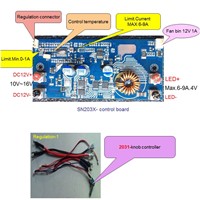 latest endoscope 30W LED light source module High CRI90  TC 5700K LED controller knob SN2031H